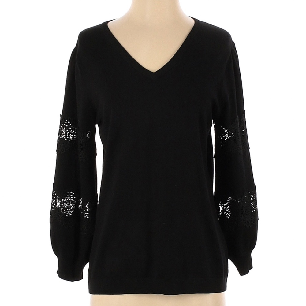 Adrianna Papell V-Neck Pullover Women’s Sweater